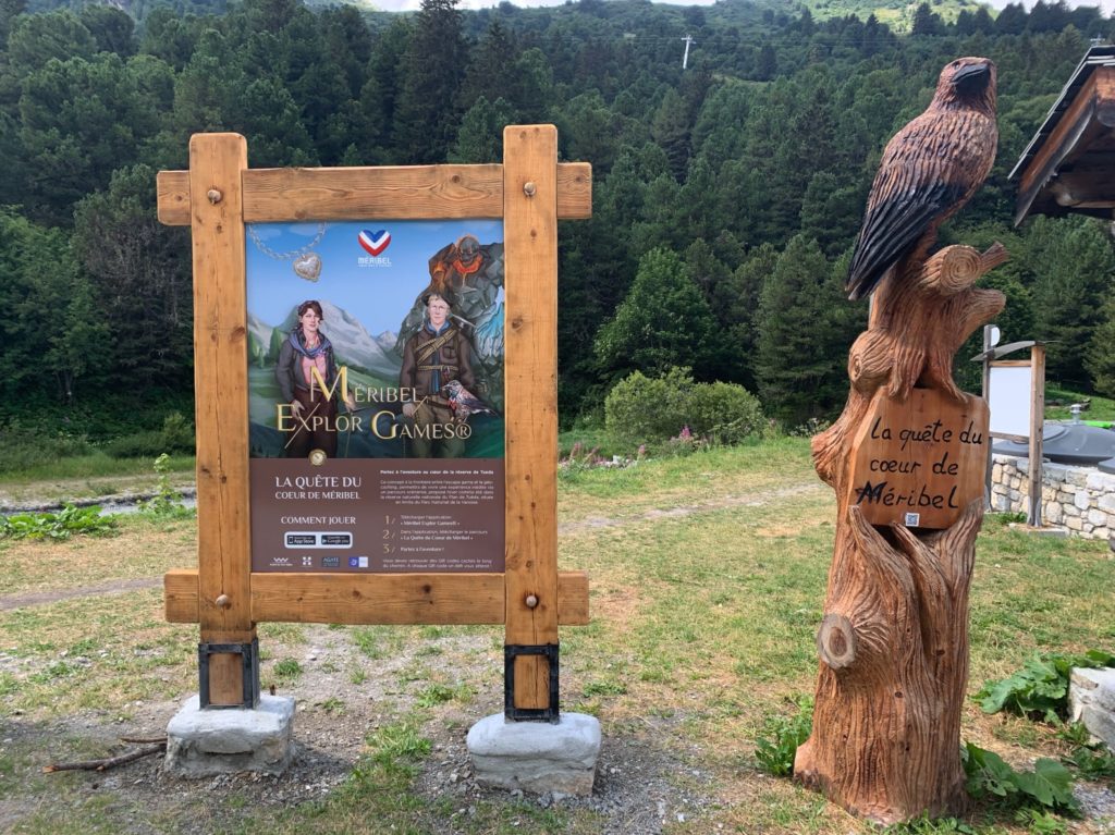 panneau et décor Méribel Explor Games®